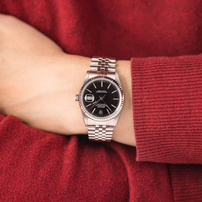 Used Rolex Datejust 16234 Black Dial