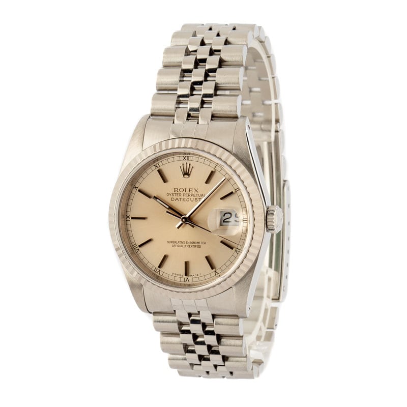 Rolex Datejust 16234 Silver Dial