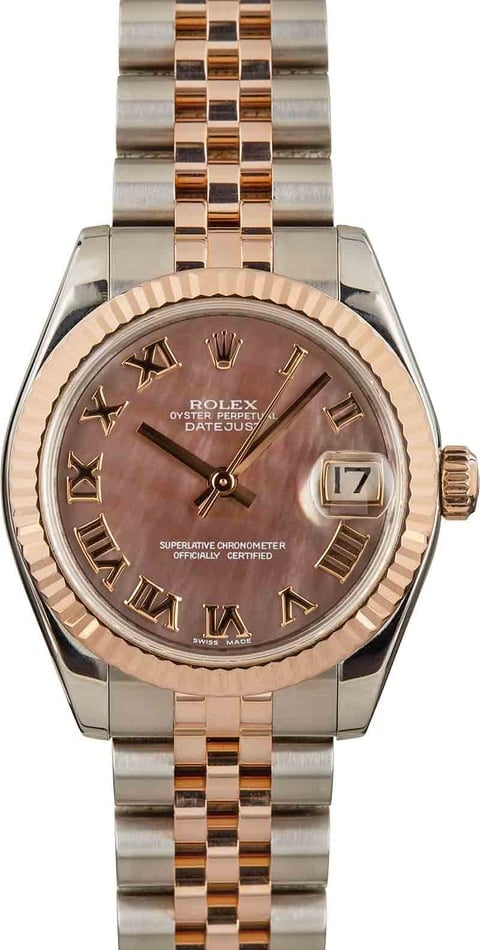 Image of Pre-Owned Rolex Datejust 31mm 178271 Everose