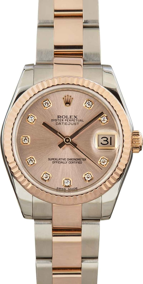 Pre-Owned Rolex Datejust 178271 Everose