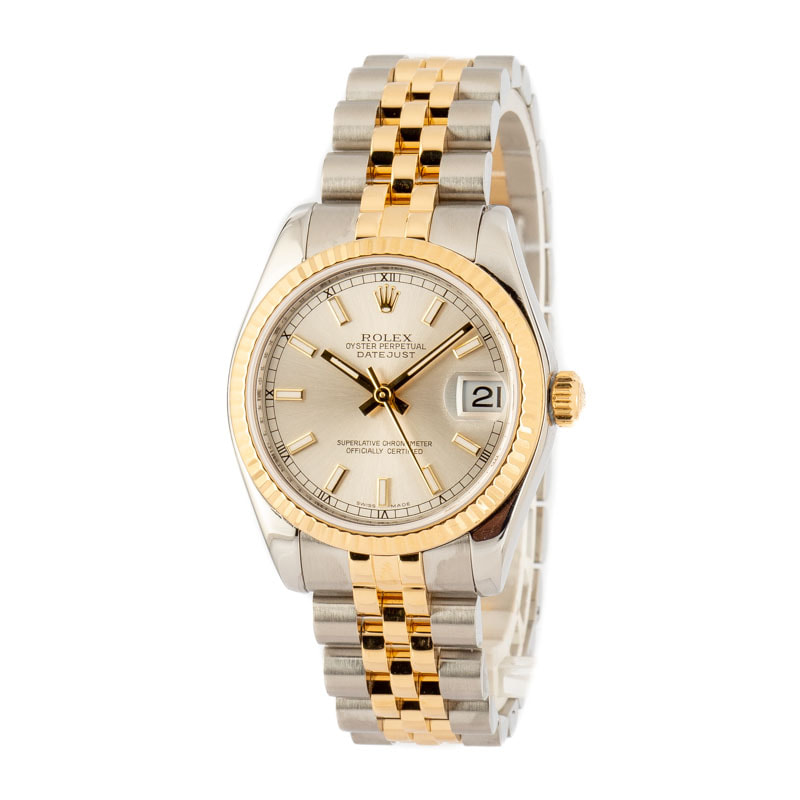 Rolex Datejust 178273 Silver Luminous Index Dial