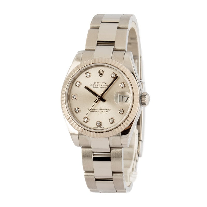 Ladies Rolex Datejust 178274 Diamond Dial