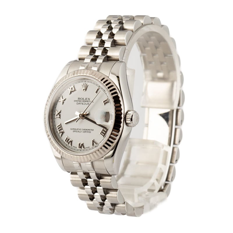 Rolex Datejust 178274 White Roman