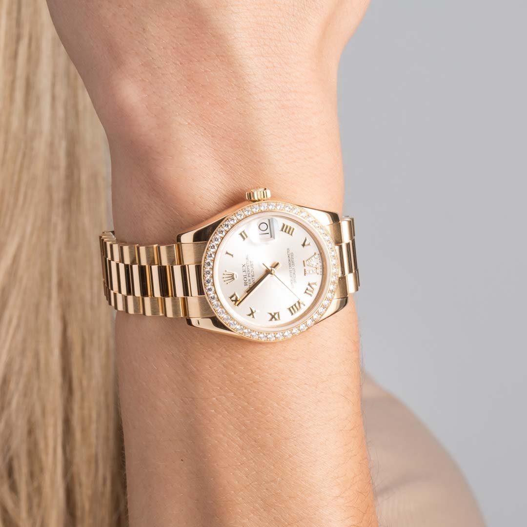 Ladies Rolex Datejust 178288 18k Yellow Gold