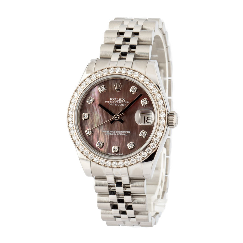Rolex Datejust 178384 Diamond Bezel 31MM