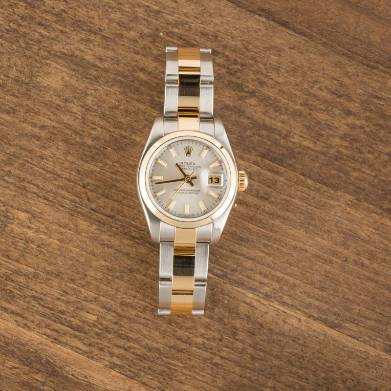 Rolex Ladies Two Tone Datejust 179163