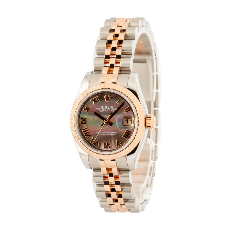 Ladies Rolex Datejust 179171 Stainless Steel & 18k Rose Gold