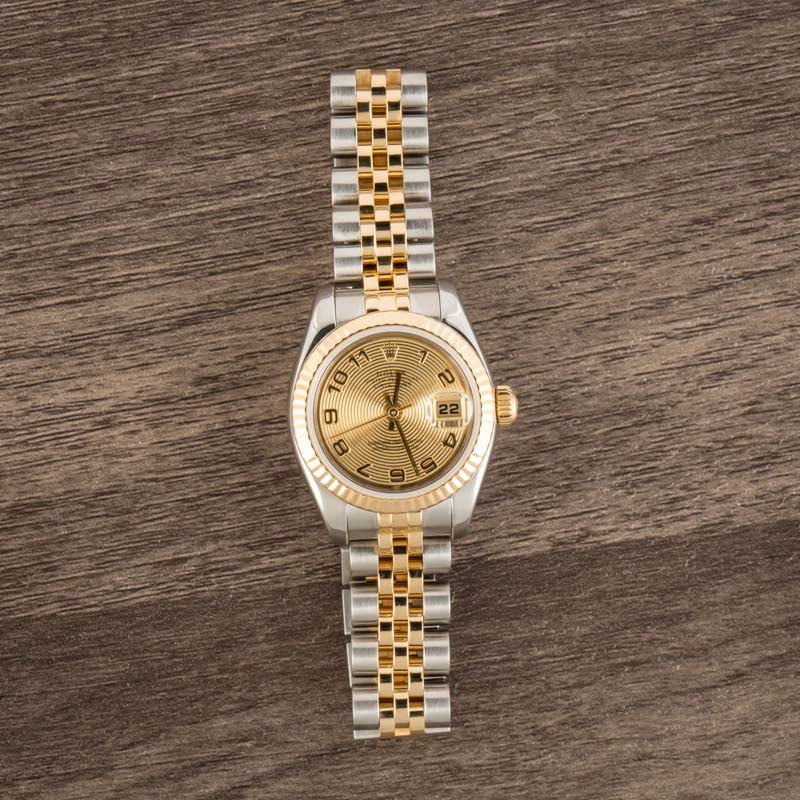 Ladies Rolex Datejust 179173 Champagne