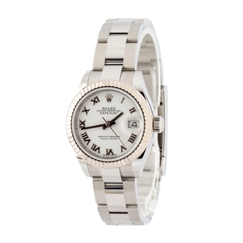 Pre-Owned Rolex Datejust 279174 White Roman Dial