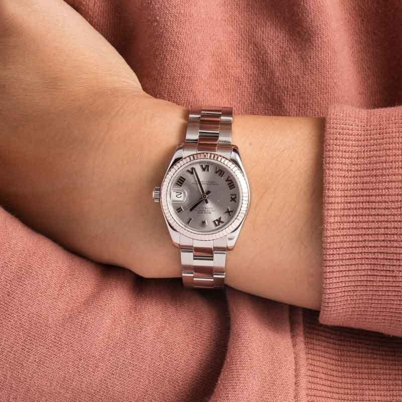 Ladies Rolex Datejust 31 178274 Rhodium Dial