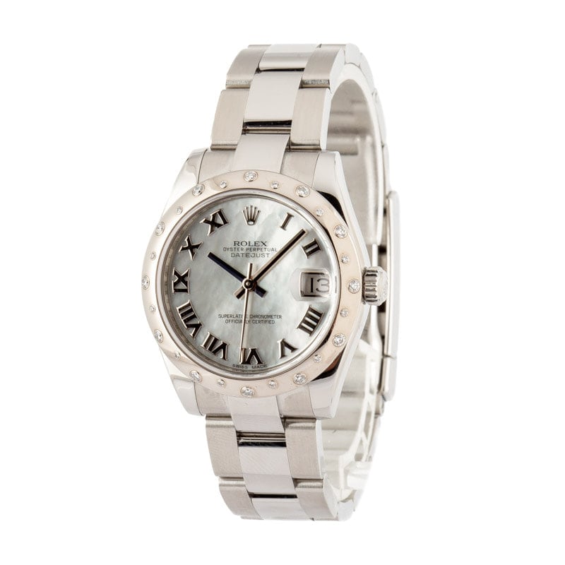 Rolex Datejust 31 ref 178344 Mother of Pearl Dial