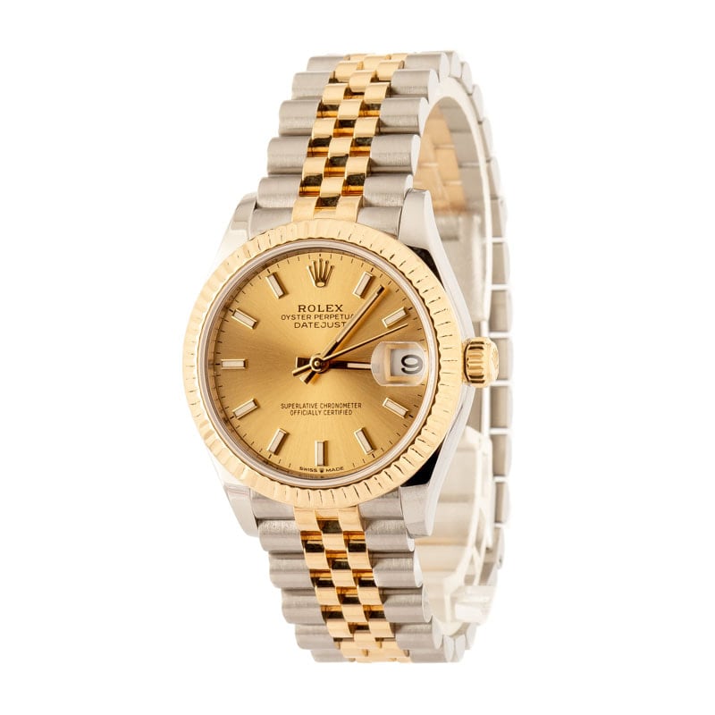 Ladies Rolex Datejust 278273 Champagne Dial