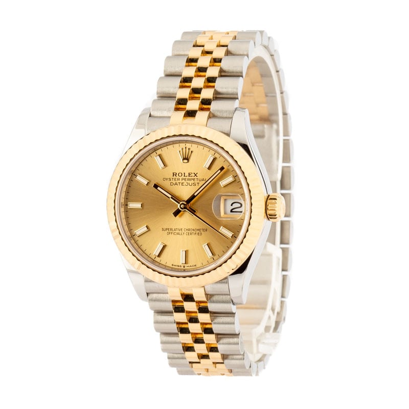 Ladies Rolex Datejust 278273 Stainless Steel & 18k Yellow Gold