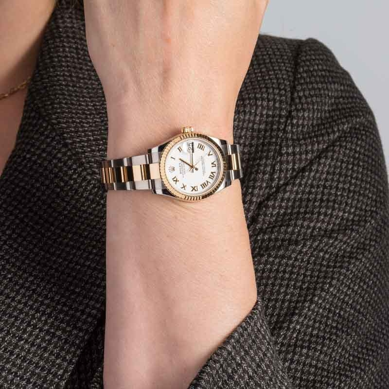 Rolex Datejust 278273 Oystersteel & 18k Yellow Gold White Dial