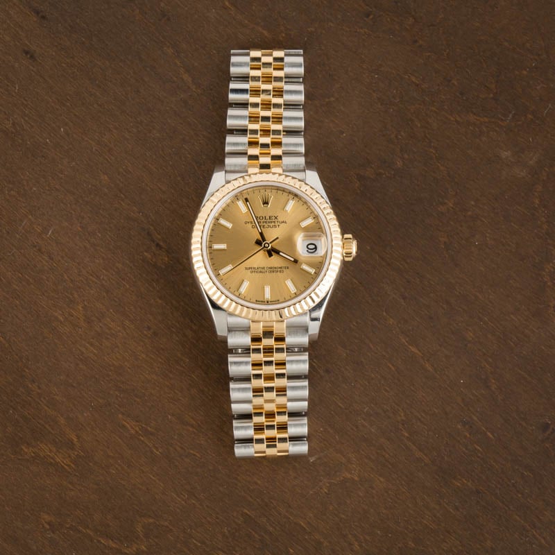 Ladies Rolex Datejust 278273 Champagne Dial