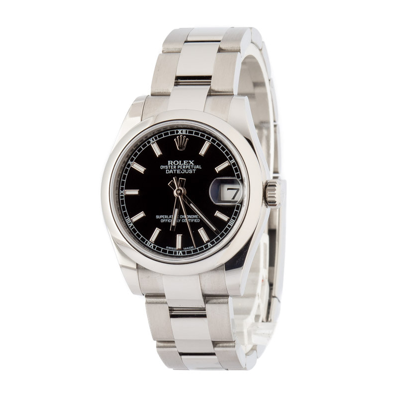 Rolex Datejust 31 Ref 178240 Black Dial