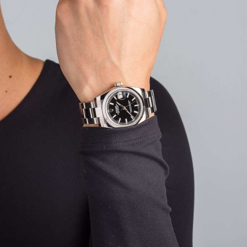 Rolex Datejust 31 Ref 178240 Black Dial