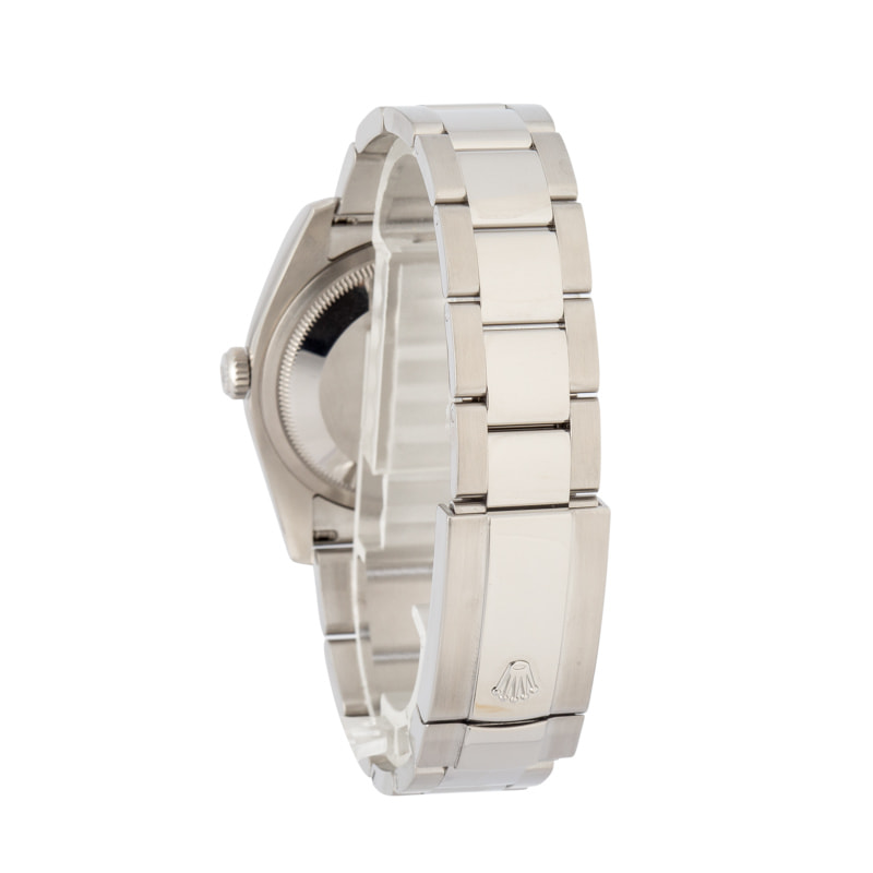 Rolex Datejust 116200 Silver Decorated Motif Dial