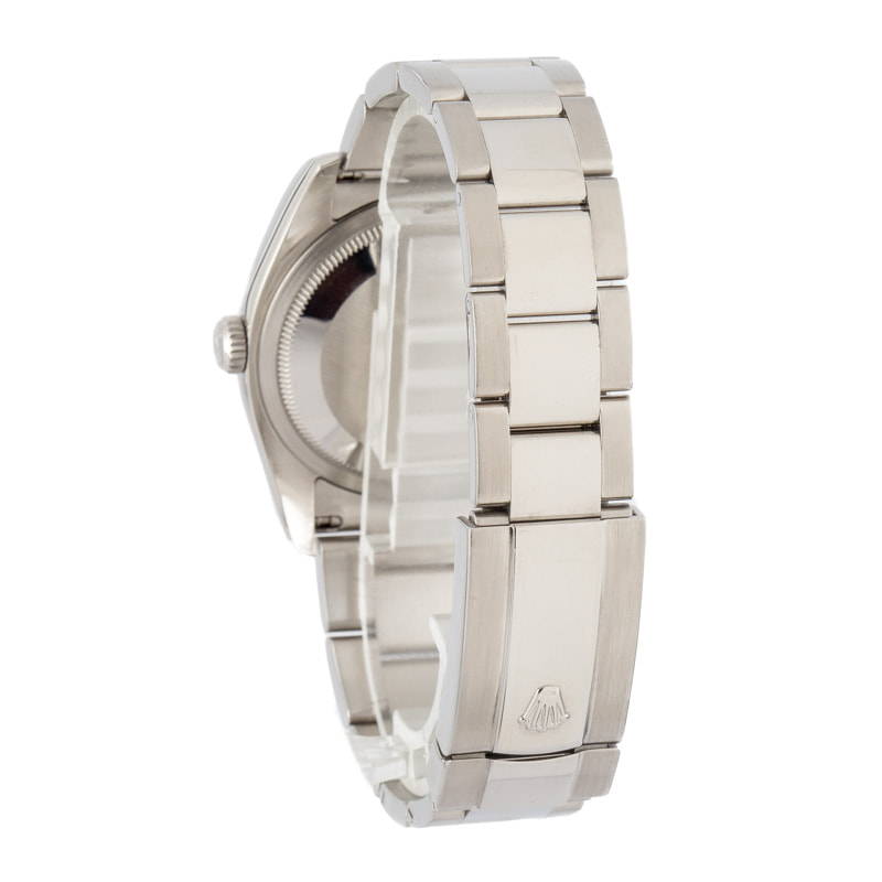Pre-owned Rolex Datejust 36 Ref 116200 White Roman Dial