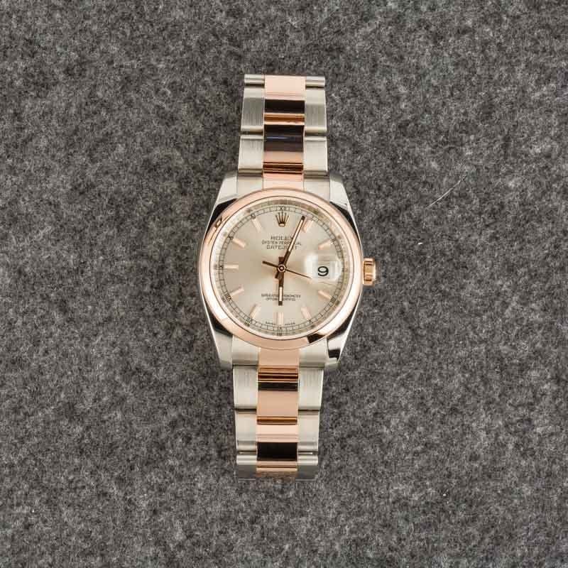 Rolex Datejust Ref 116201 Silver Dial