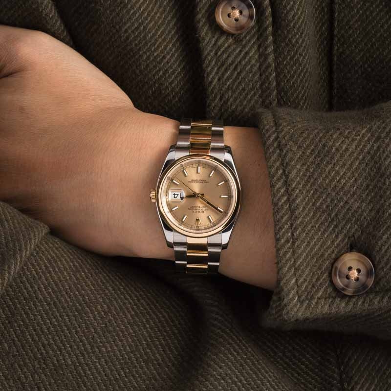 Rolex Datejust 36 Ref 116203 Champagne Dial