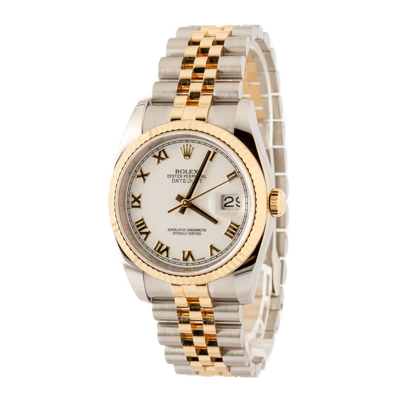 Rolex Datejust 36 116233 White Dial