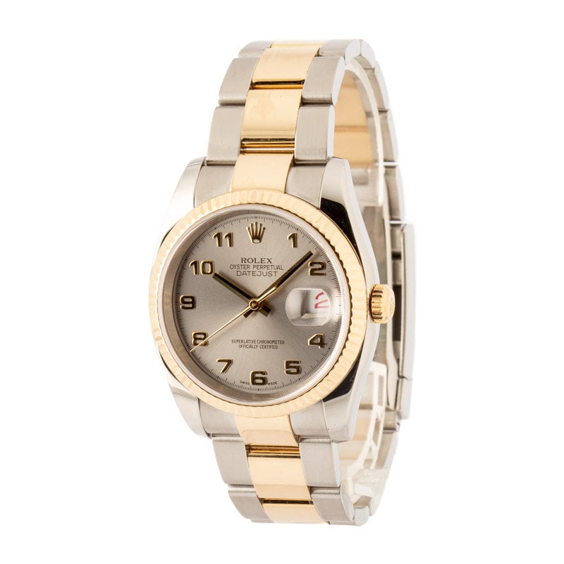 Rolex Datejust 36 116233 Slate Arabic Dial