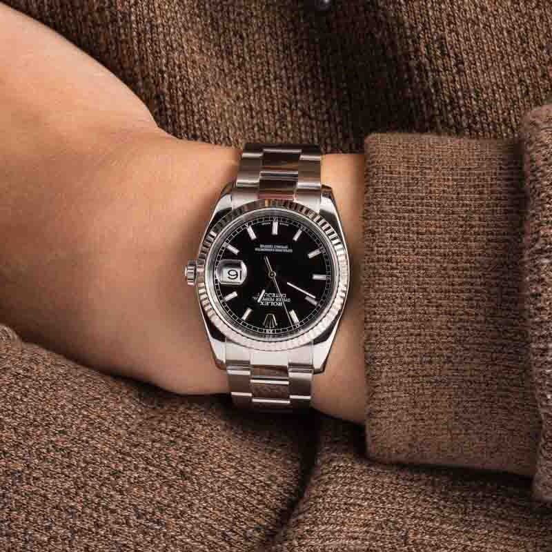 Rolex Datejust Ref 116234 Black Dial