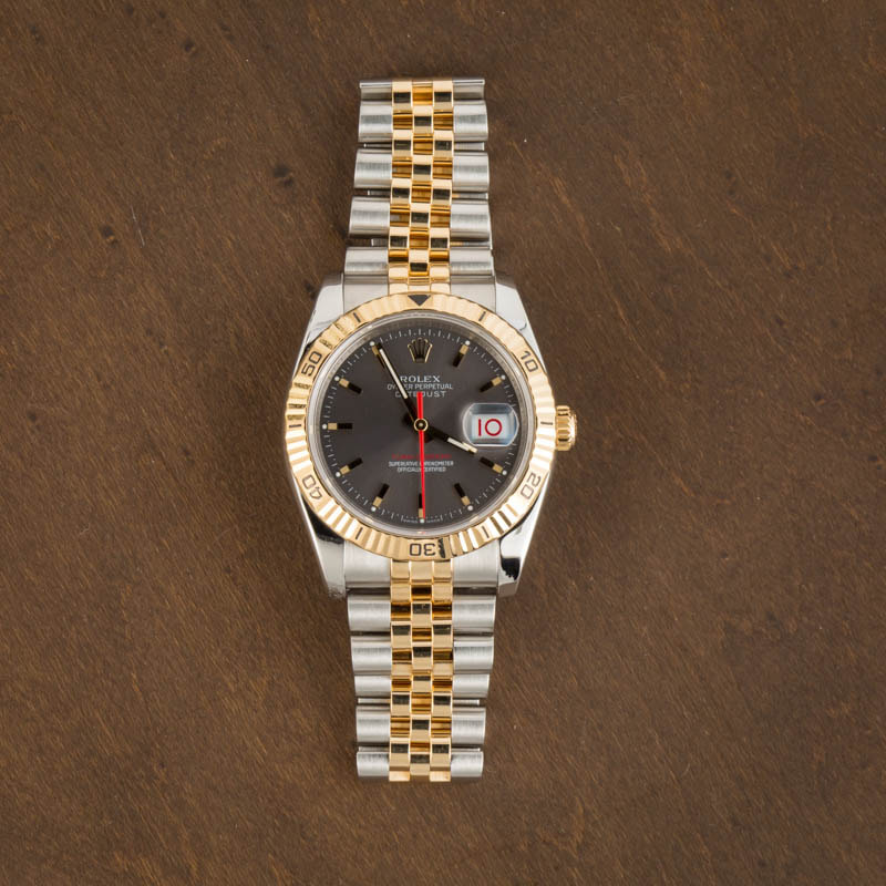 Rolex Datejust 116263 Slate Dial Thunderbird