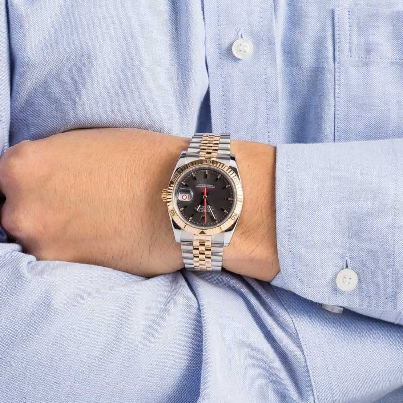 Rolex Datejust 116263 Slate Dial Thunderbird