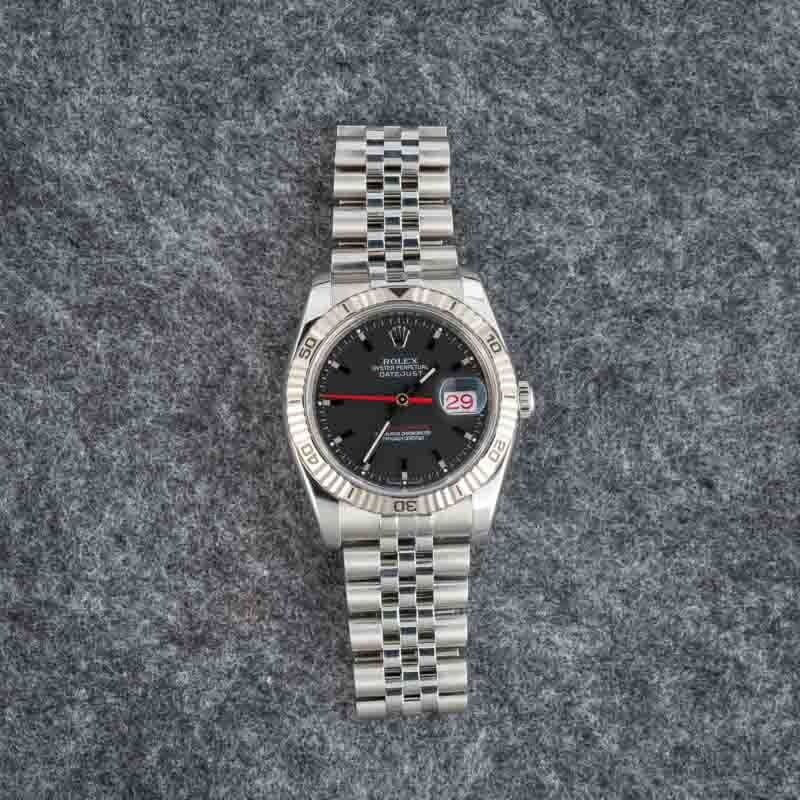 Rolex Datejust 36 Thunderbird 116264 Black Dial