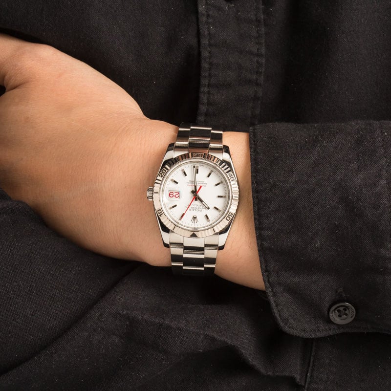 Pre-Owned Rolex Datejust 116264 White "Thunderbird"