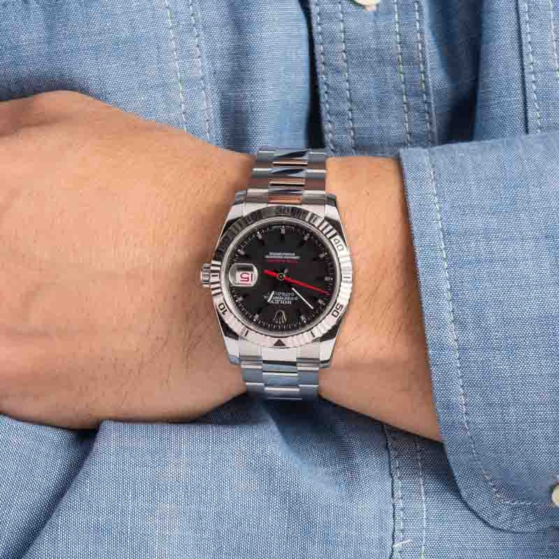 Rolex Datejust 36 Ref 116264 Black Dial Thunderbird