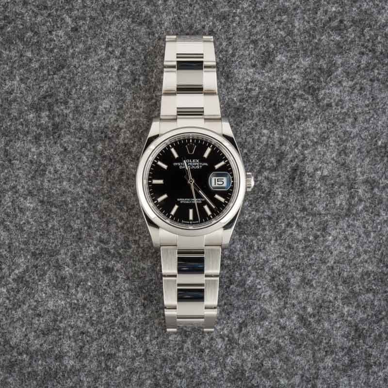 Rolex Datejust ref 126200 Black Dial