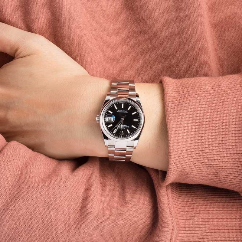 Rolex Datejust ref 126200 Black Dial