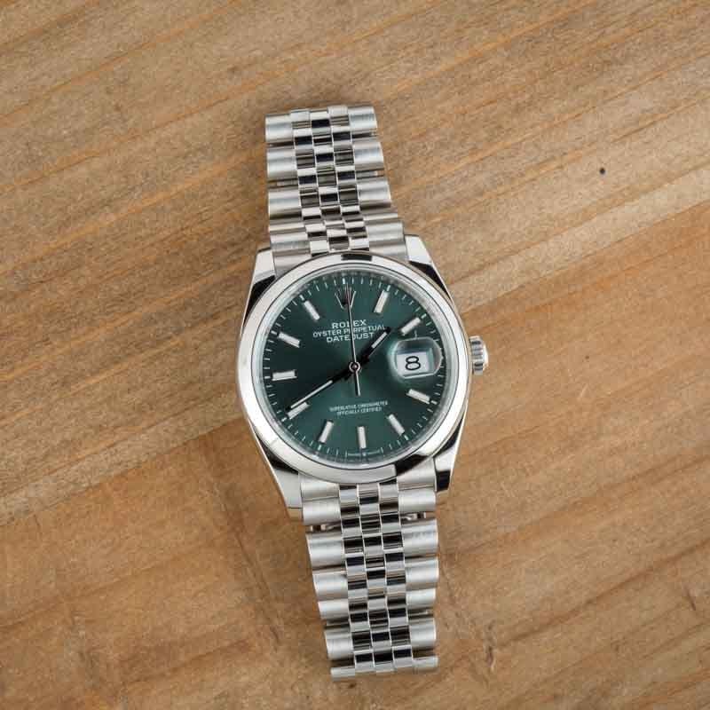 Rolex Datejust 126200 Green Dial