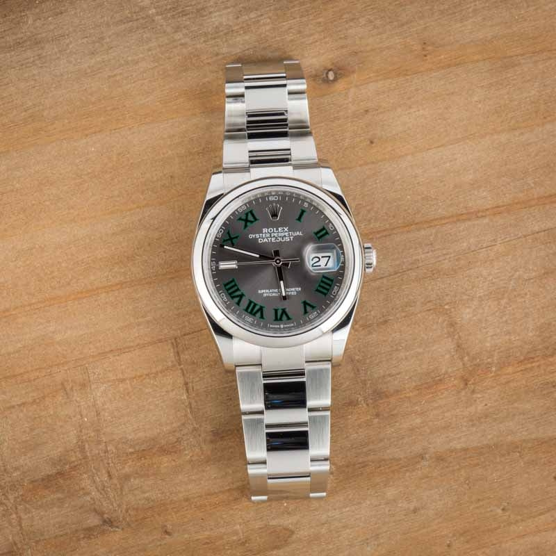 Rolex Datejust 126200 Wimbledon Dial