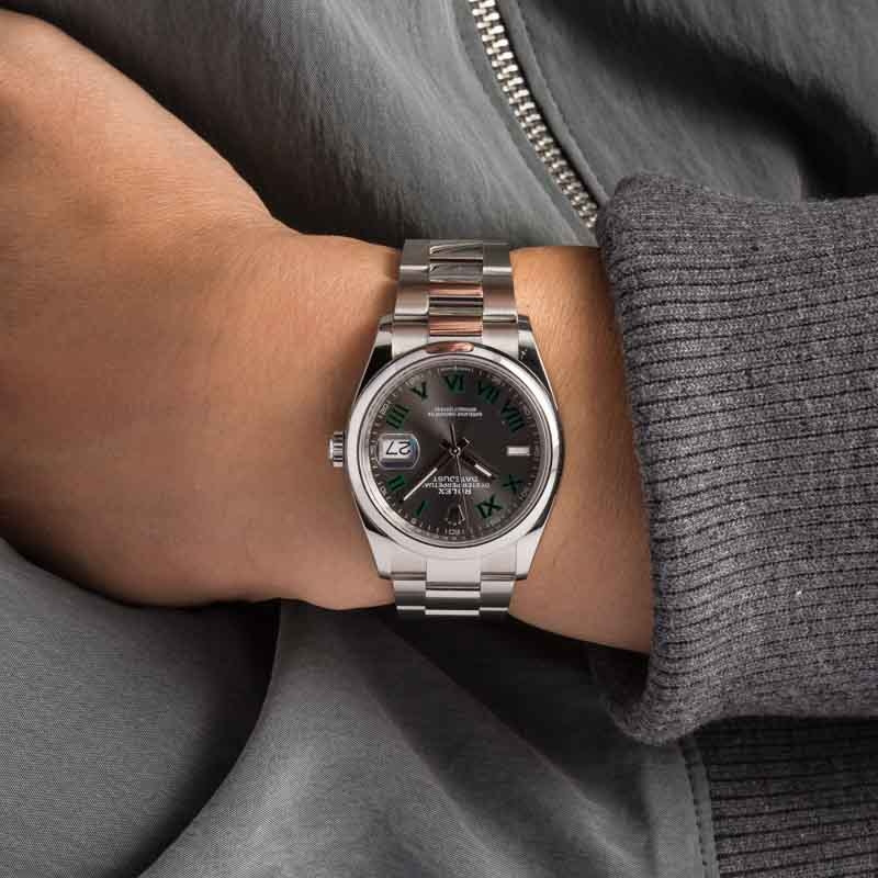 Rolex Datejust 126200 Wimbledon Dial