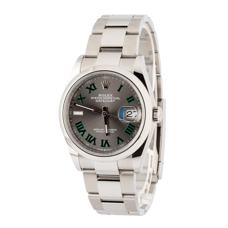 Rolex Datejust 126200 Wimbledon Dial