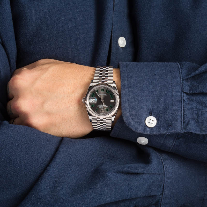 Rolex Datejust ref 126234 Wimbledon Dial