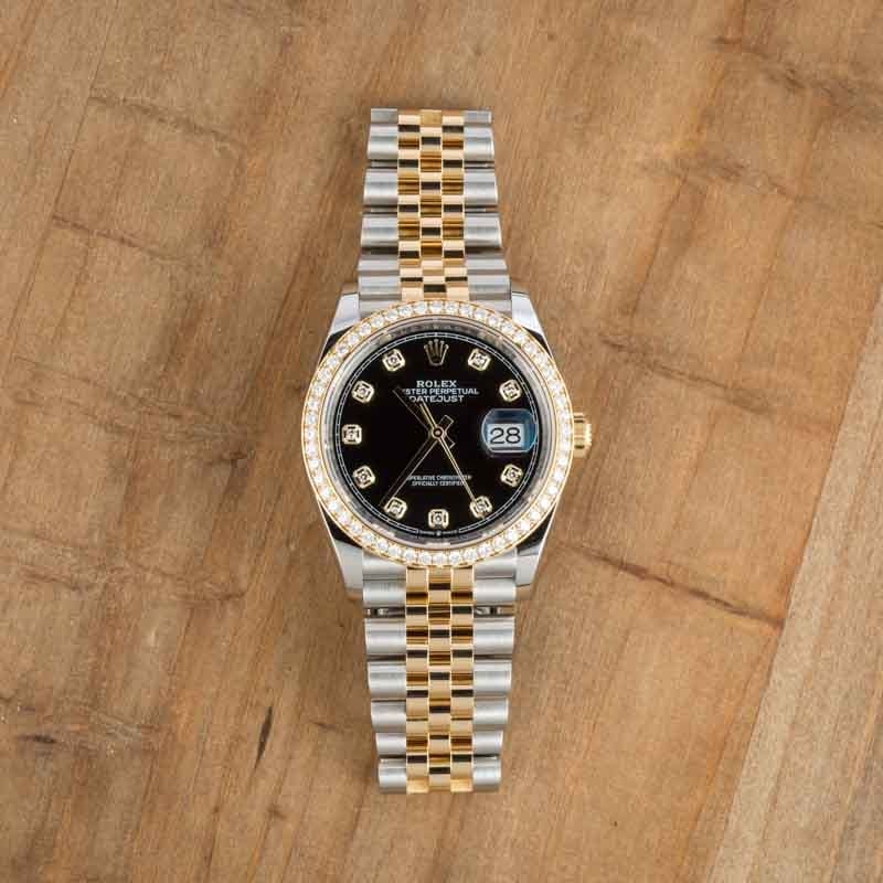 Rolex Datejust 36 Ref 126283 Stainless Steel & 18k Yellow Gold