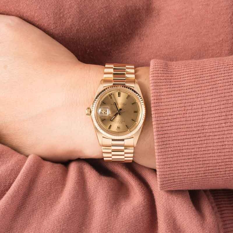 Rolex Datejust Ref 1601 18k Yellow Gold