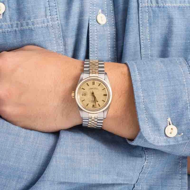 Rolex Datejust 1601 Champagne Linen Dial