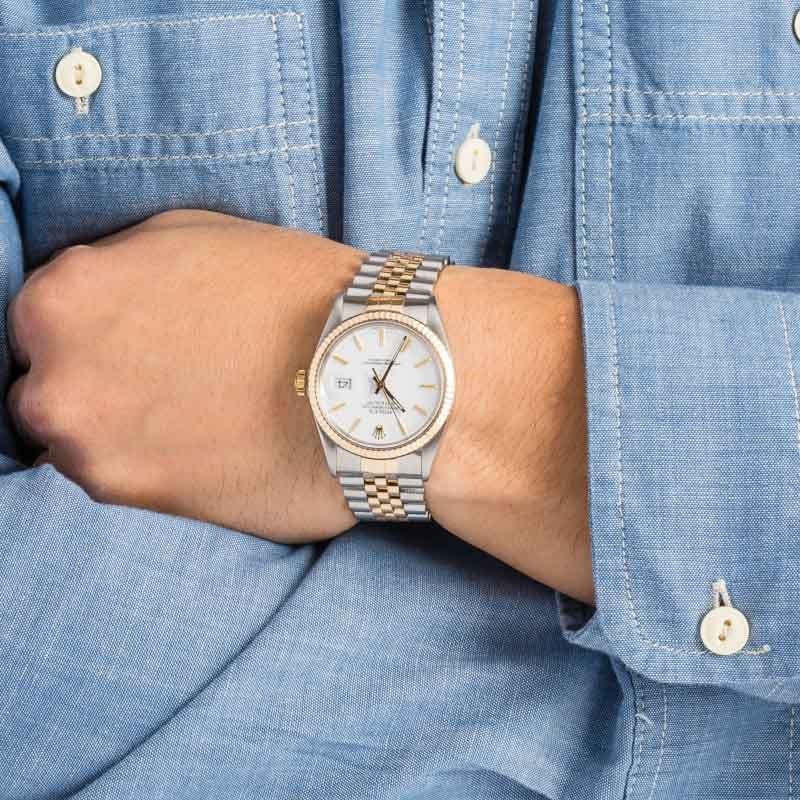 Used Rolex Datejust 16013 White Dial