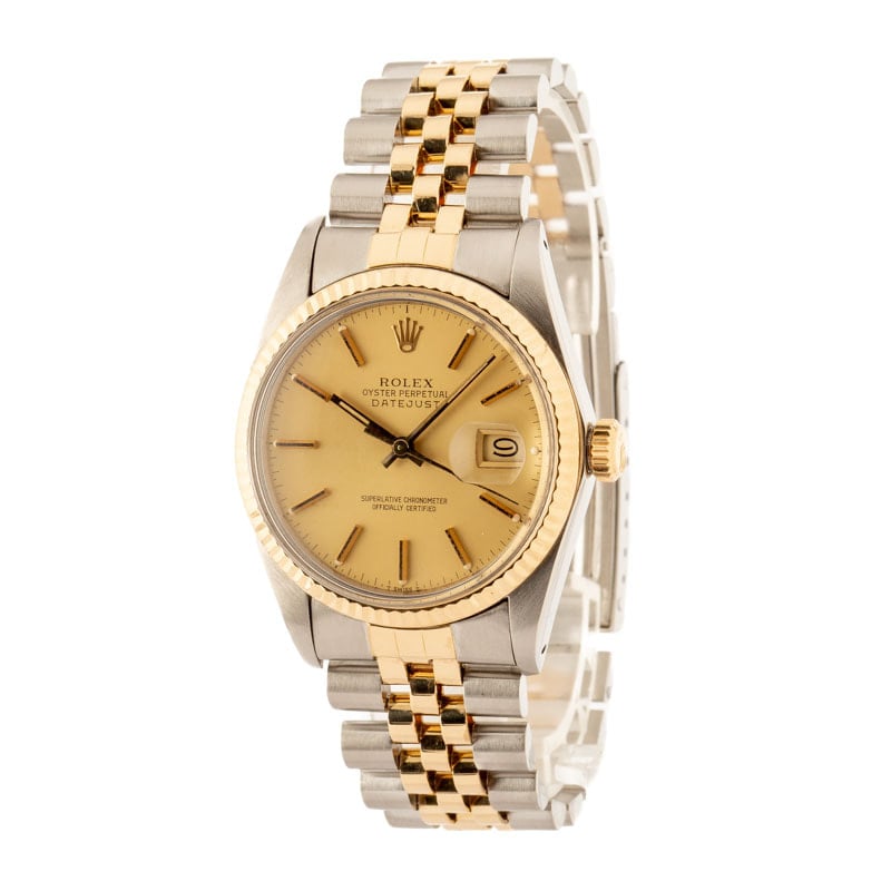 Pre-Owned Rolex Datejust 16013 Champagne Dial