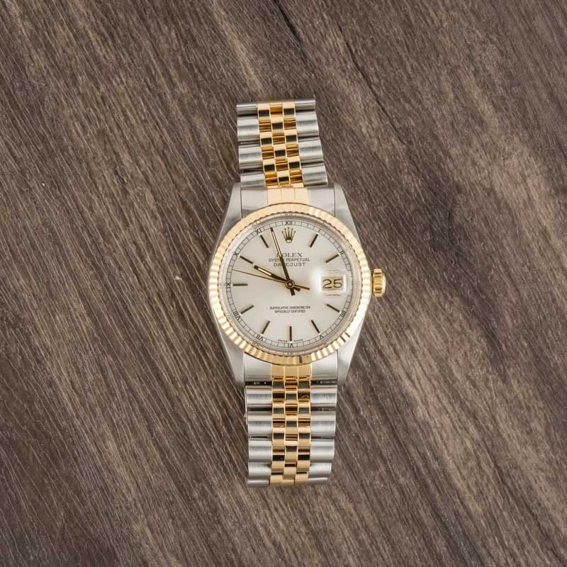 Rolex Datejust Ref 16013 Silver Dial