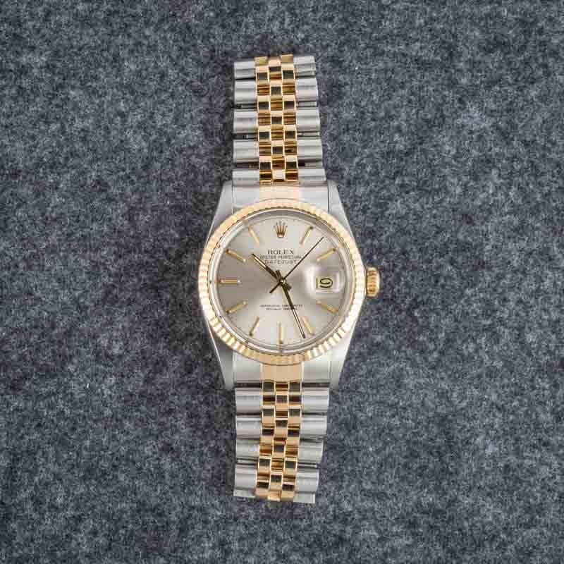 Used Rolex Datejust 36 ref 16013 Silver Dial