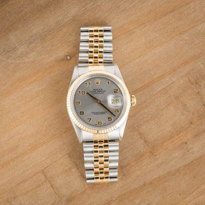 Rolex Datejust 36 Ref 16013 Two Tone