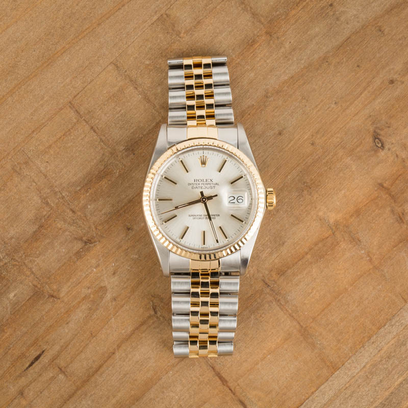 Pre-Owned Rolex Datejust 16013 Index Dial