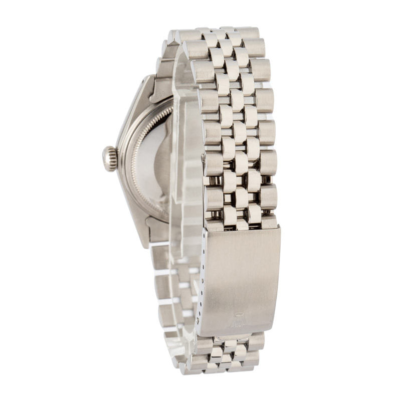 Pre-owned Rolex Datejust 16014 Blue Dial